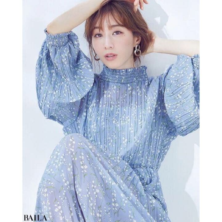 希少インナー付サイズ38】シフォンワンピース ダブルスタンダード