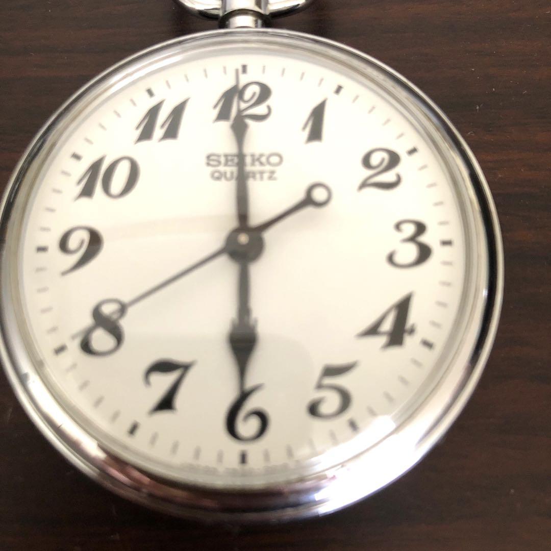 サンバSEIKO セイコー　クォーツ　懐中時計　鉄道時計