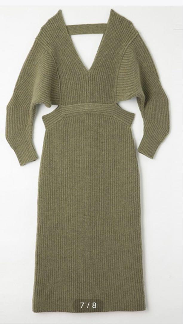 TAN（タン）の「【TAN(タン)】ラムウールニットワンピース 20AW