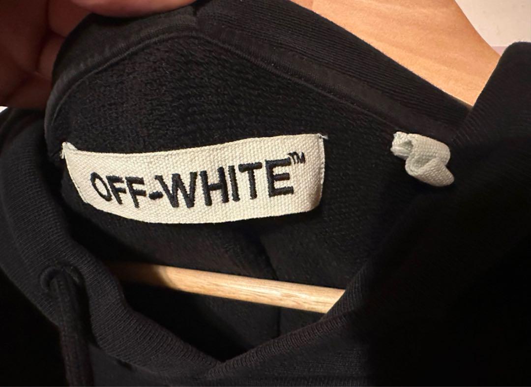 【本物】off-white 17aw パーカー カラヴァッジョ cut off 本物】off-white 17aw パーカー カラヴァッジョ cut off トップス