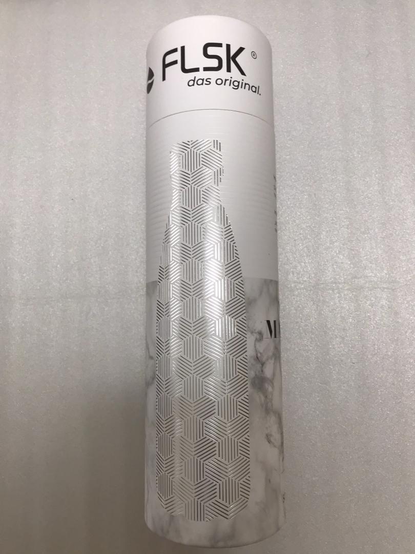 FLSK フラスク ステンレスボトル ホワイトマーブル 500ml 保温冷