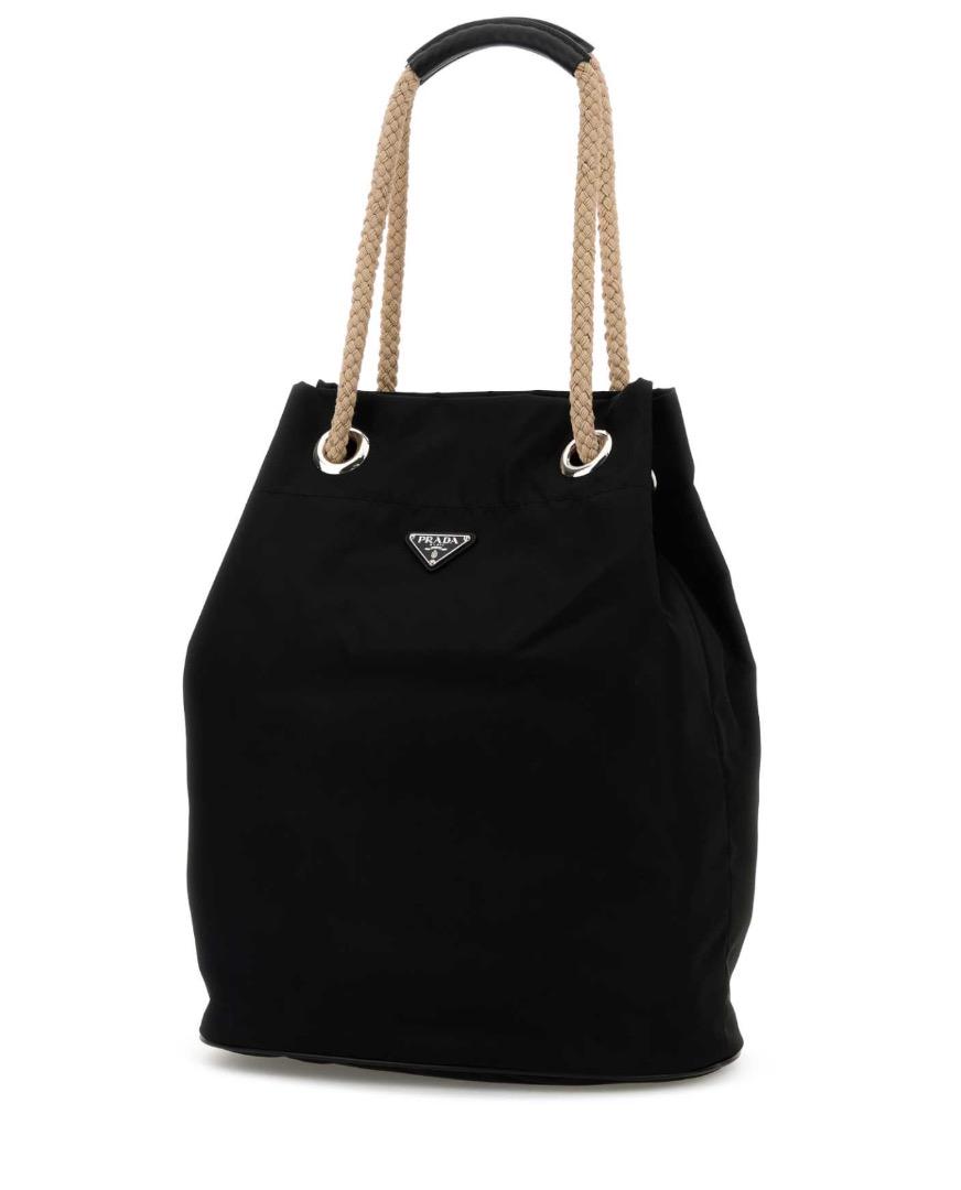 PRADA プラダ ロゴ トートバッグ ブラック