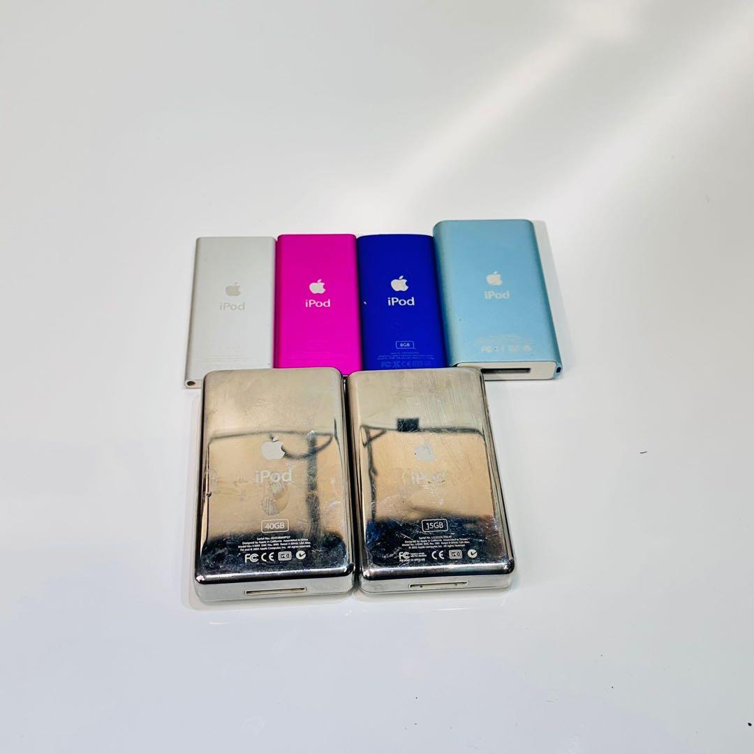 Apple 各種 iPodセット(シルバー、ピンク、ブルー)動作未確認 現状品 Apple 各種 iPodセット(シルバー、ピンク、ブルー)動作未確認 現状品