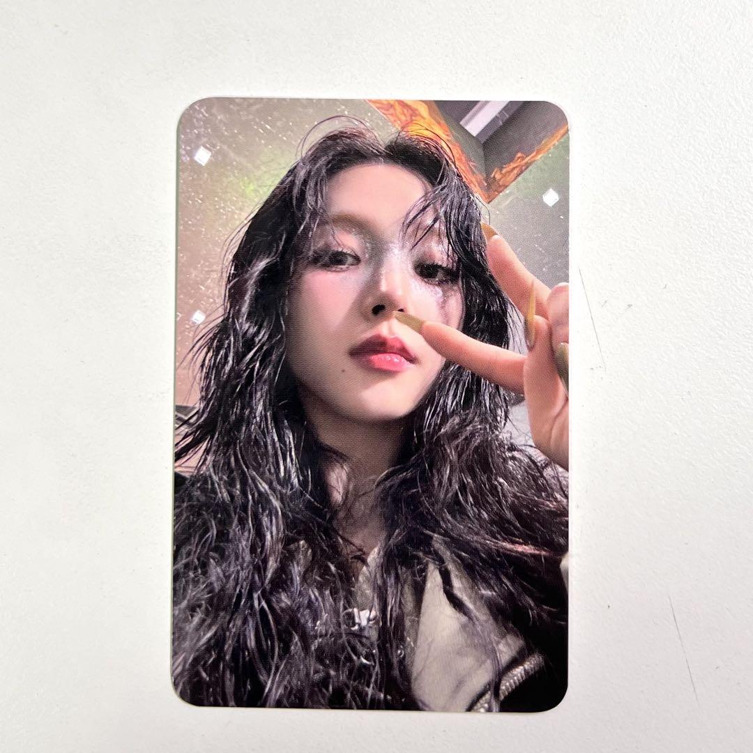 aespa カリナ Armageddon KMS 台湾 台北 サイン会 トレカ aespa Karina Armageddon FANSIGN EVENT IN TAIPEI Photocard PC