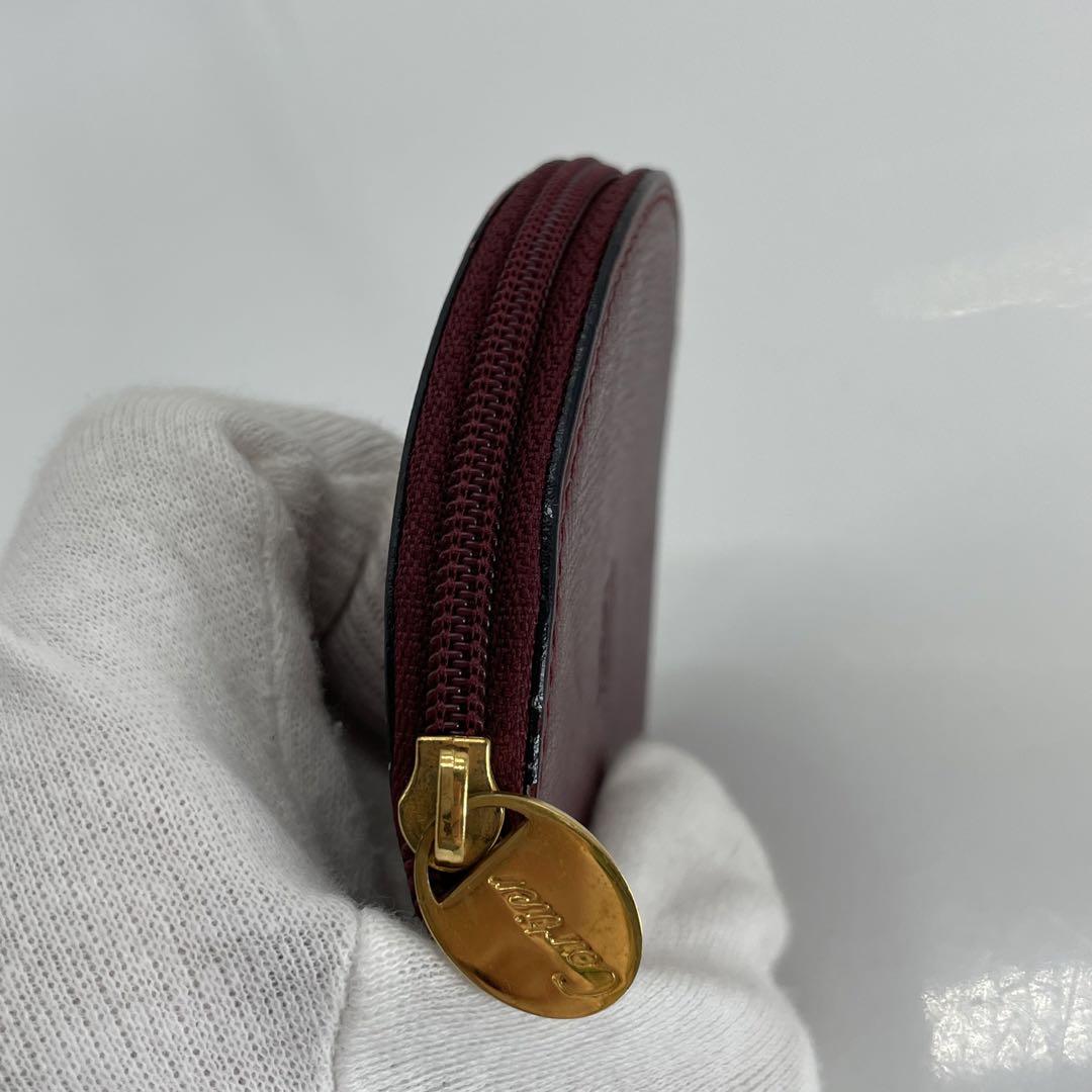 KO2543○Cartier カルティエ コインケース ダークブラウン
