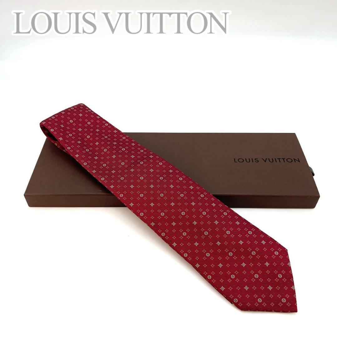 LOUIS VUITTON　ルイ ヴィトン ネクタイ 箱付き シルク100%