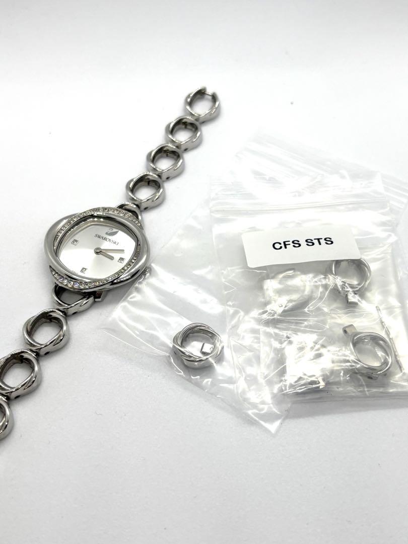Swarovski シルバー 時計 不動