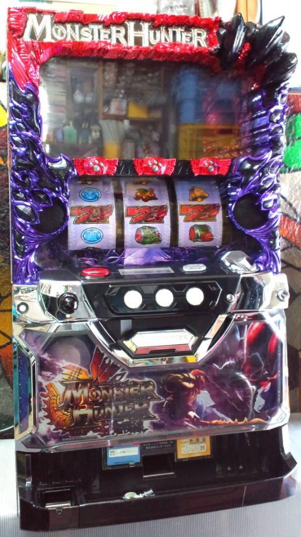 パチスロ 実機 モンスターハンター狂竜戦線 ※コイン不要機付き※