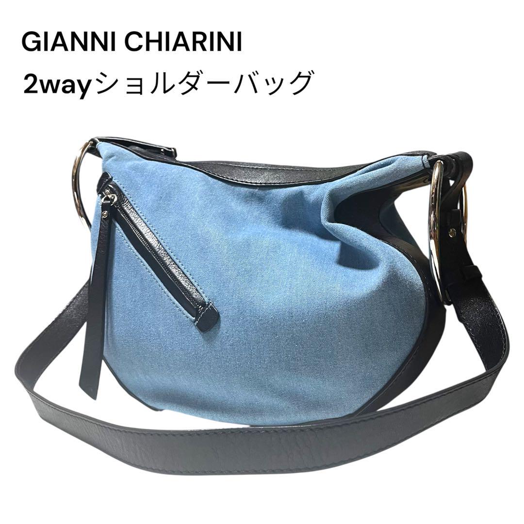 GIANNI CHIARINI ショルダーバッグ バイカラー　2wayレディース