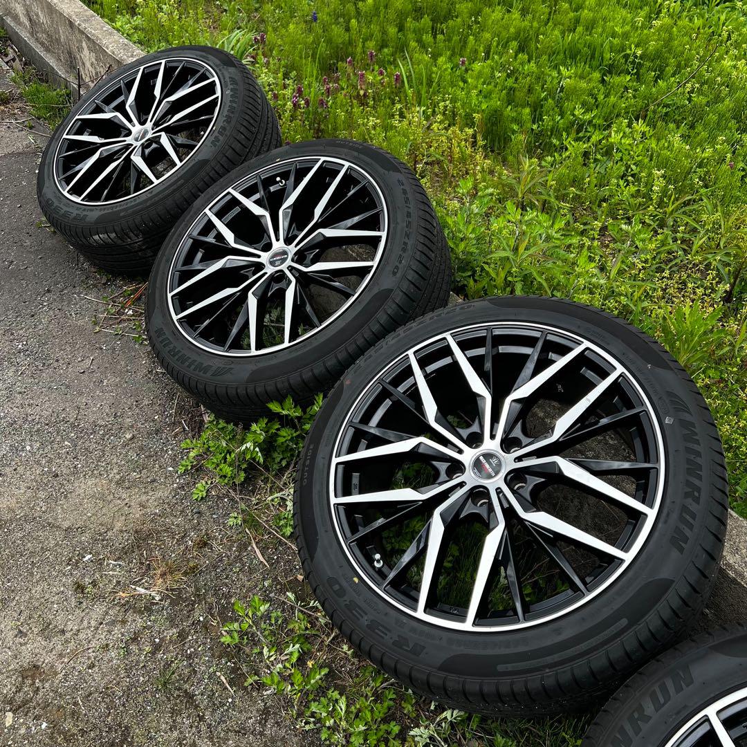 【あ】夏タイヤ　ホイール4本セット ロクサーニ　TR5 245/45r20
