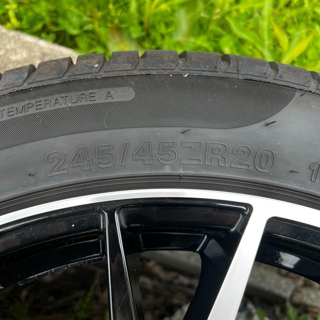 【あ】夏タイヤ　ホイール4本セット ロクサーニ　TR5 245/45r20