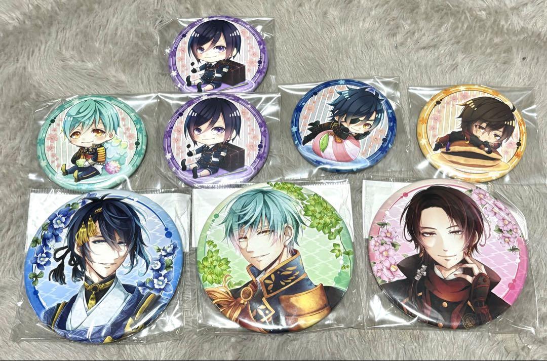 新品★舞台 刀剣乱舞★三つら星刀語り★缶バッジ★4点セット 新品☆舞台 刀剣乱舞☆三つら星刀語り☆缶バッジ☆5