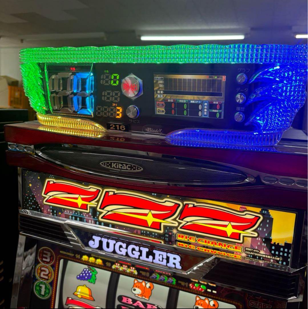 6号機 ファンキージャグラー2 実機 家庭用フルセット！