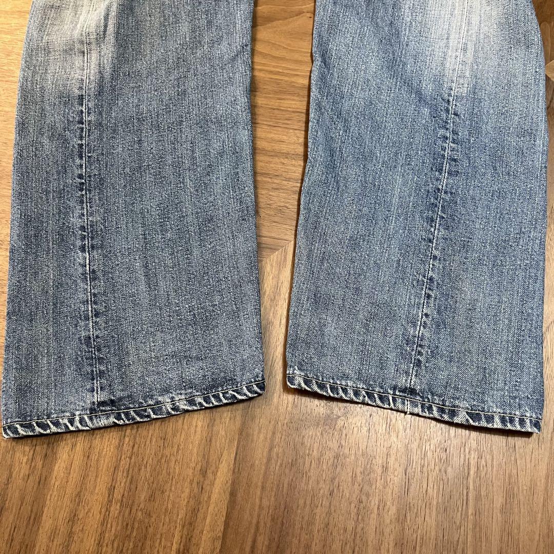 70s LEE Lee デニム　pants ヒゲ　ダメージ　vintage