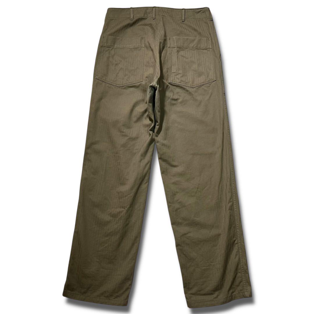 良品 JELADO CM47 Baker Pants オリーブ ヘリンボーン M