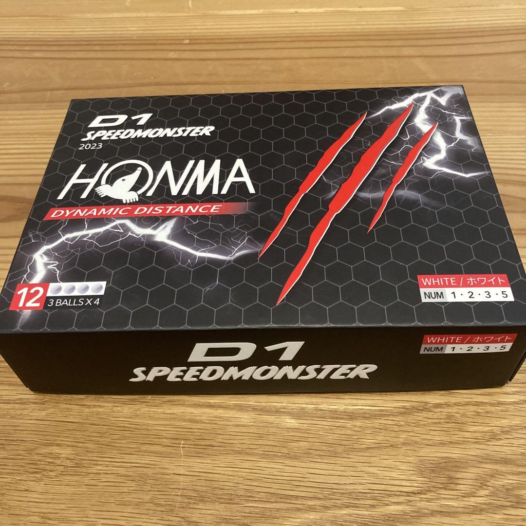 ホンマ　スピードモンスター　ホワイト　5ダース　ゴルフボール