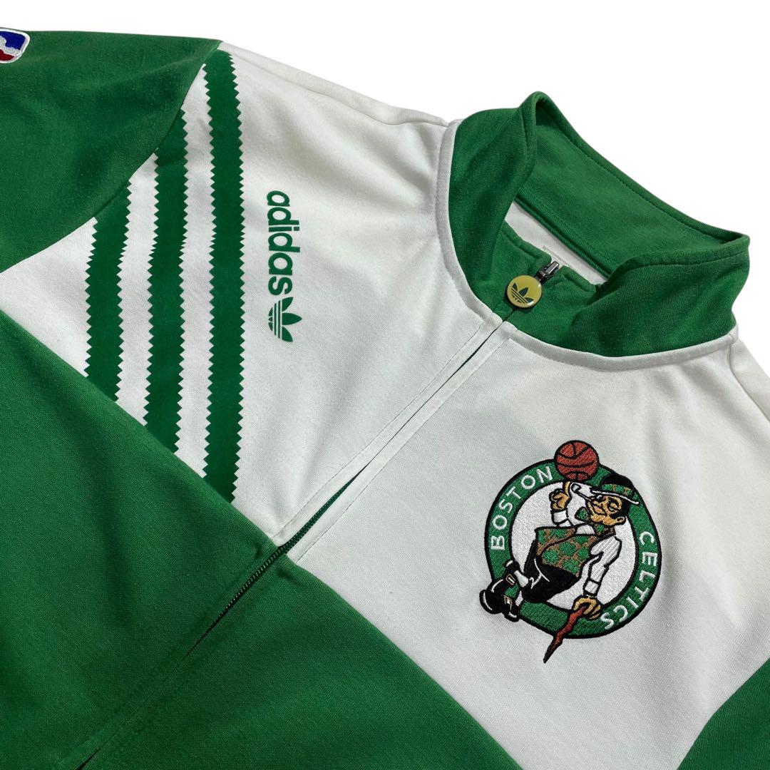 Adidas Boston Celtics トラックジャケット M 白 緑 - メルカリ