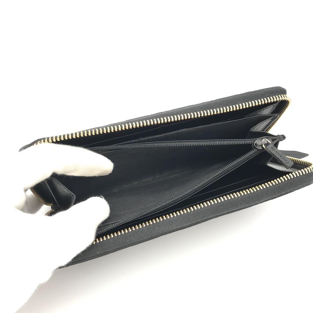 正規品　極美品　グッチ財布　グッチ長財布　グッチシマ　ラウンドファスナー