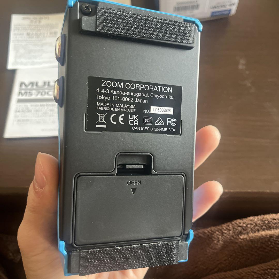ZOOM MS-70CDR＋ ギター multistomp エフェクター