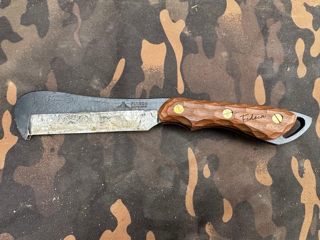 FEDECA 鍛造バトニング鉈　名栗ブラウン