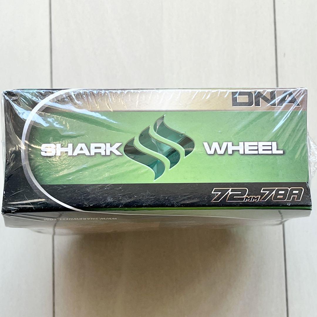 16☆新品 未開封☆ シャークウィール 72mm 78a クリア グリーン