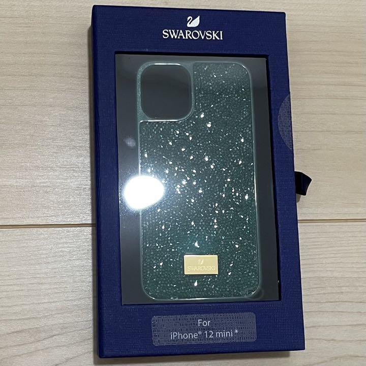 SWAROVSKI スワロフスキー iPhone® 12 mini グリーン高価