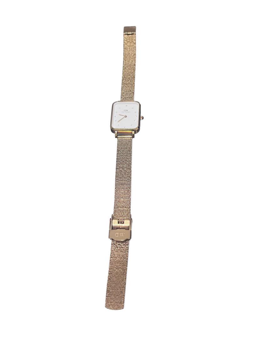 Daniel Wellington 腕時計　スクエアストーン　ローズゴールド