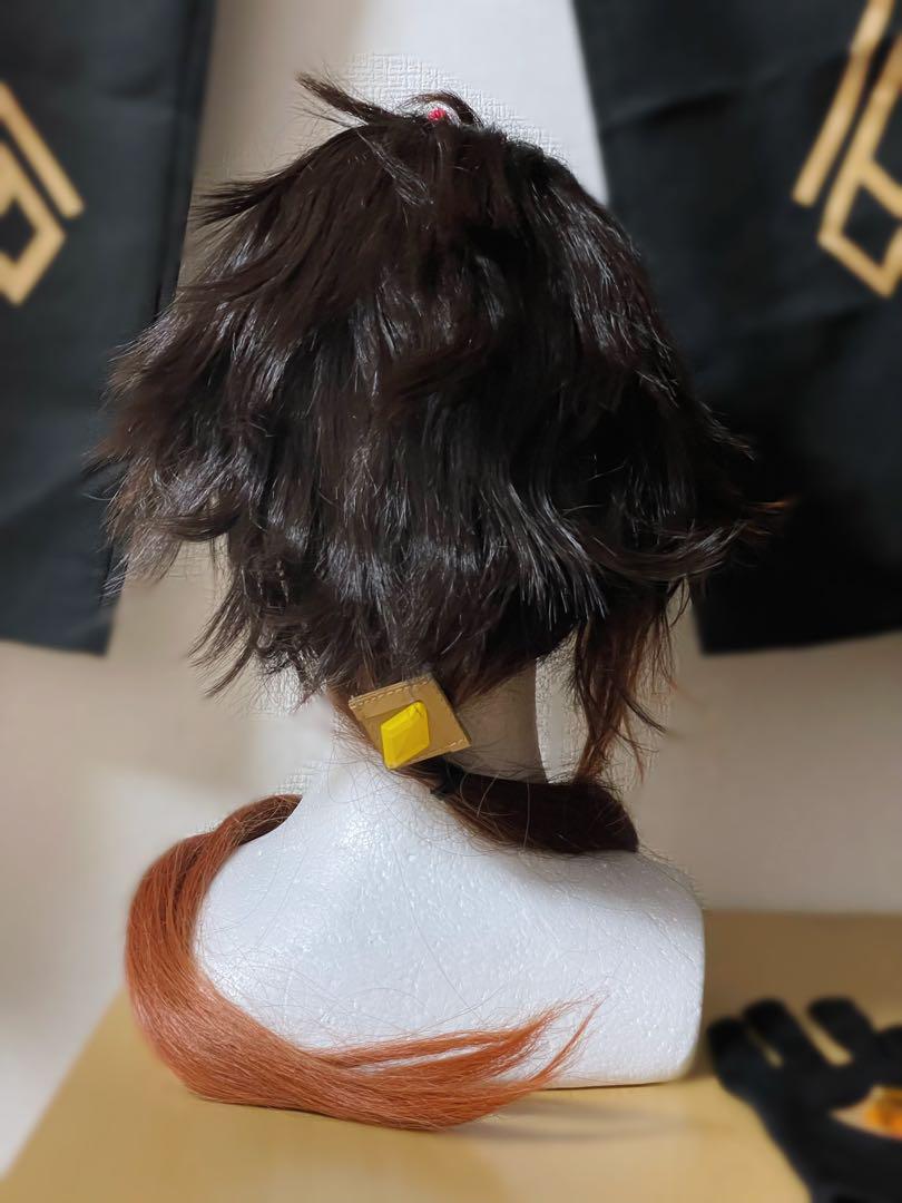 原神 鍾離 ウィッグ コスプレ衣装