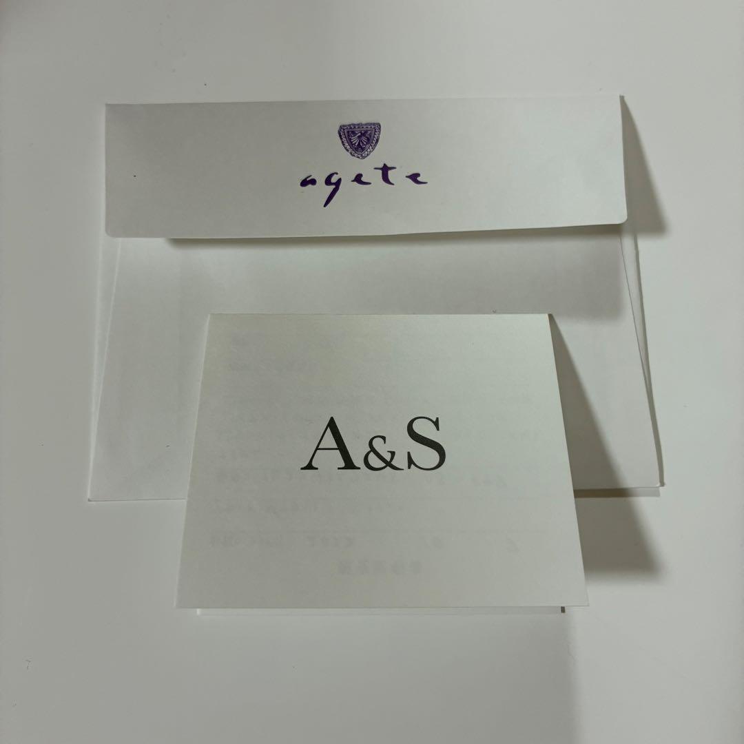 agete 【2022 WinterLimited】ダイヤネックレス K18