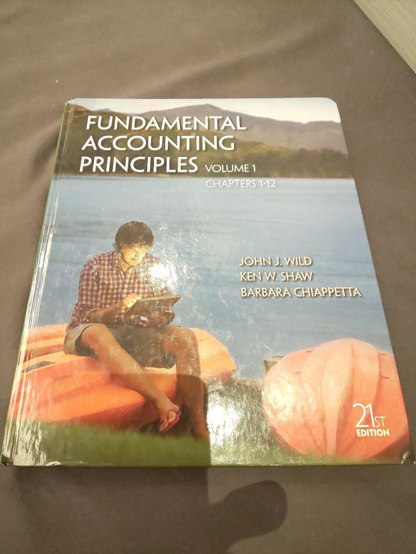Fundamental Accounting Principles米国会計英語版