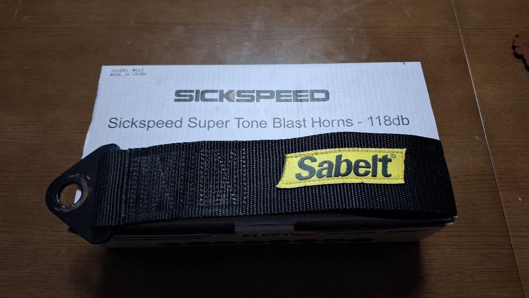 SICKSPEED ホーン USDM サベルト 牽引ベルト