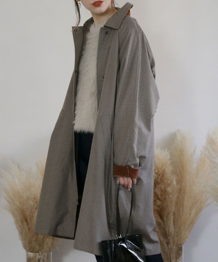 お買得】 KBF チェックコート ロングコート - anchoragetrolley.com