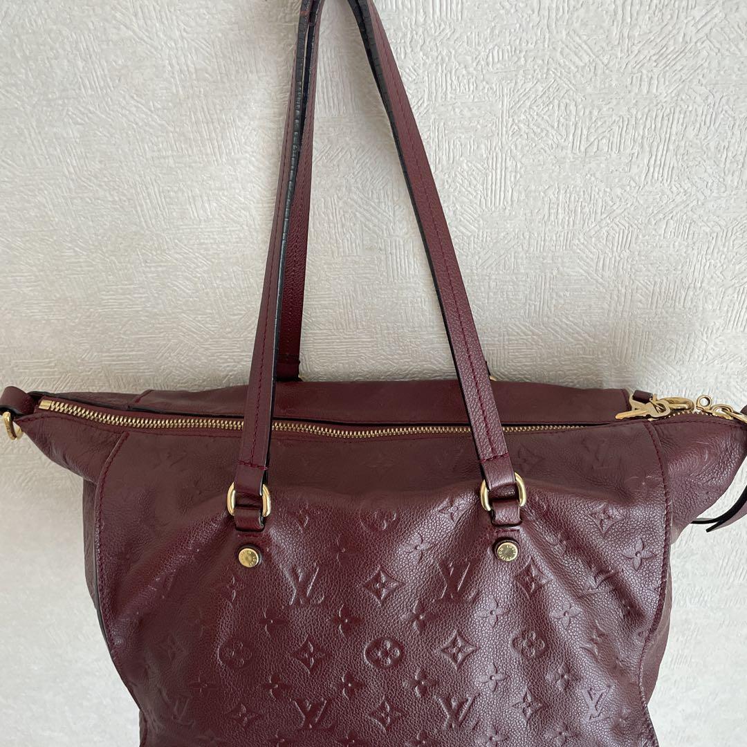 値下げ！LOUIS VUITTON モノグラム アンプラント 2WAY ボルドー