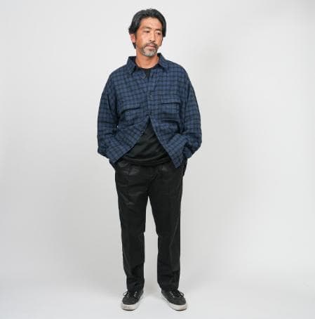 KAJA CHECK FLANNEL SHIRT JACKET サイズ2OVYM