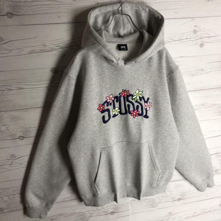 豊富な新品 即完売品 入手困難 パーカー 希少 極美品 hNBv5-m91122515260 STUSSY 花柄 人気モデル 正規品好評