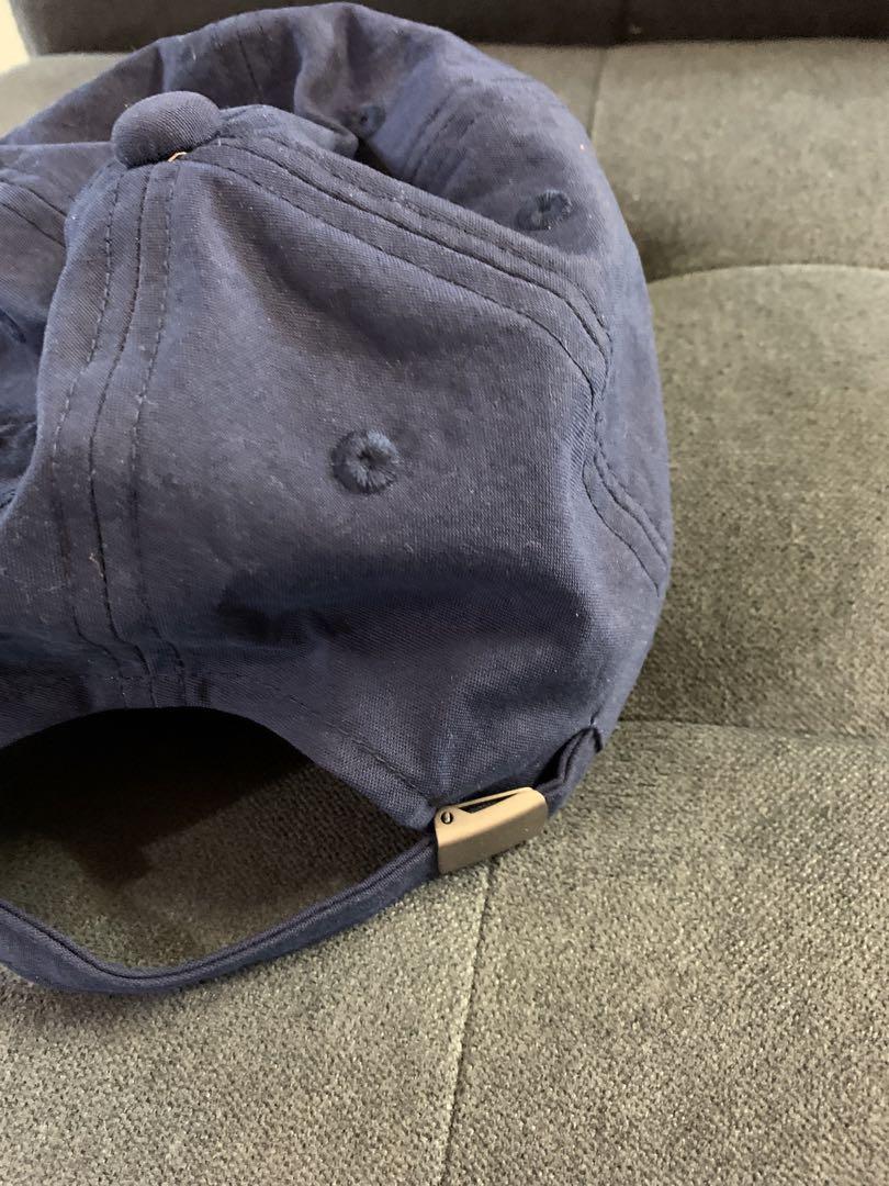 ALOUND NYLON LOGO CAP ネイビー