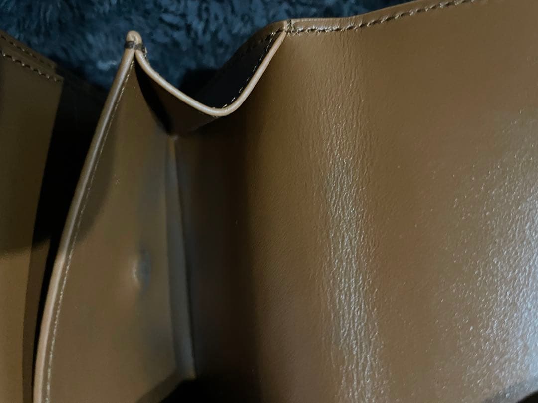 美品✨セリーヌ トリオンフ 三つ折り スモールウォレット ブラウン レザー 美品✨セリーヌ トリオンフ 三つ折り スモールウォレット ブラウン レザー