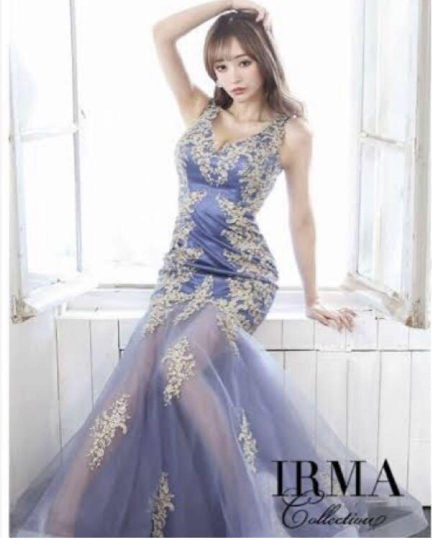 【第1位獲得！】 美品]IRMA/刺繍/シアー/レース/ マーメイド/ ロングドレス スーツ・フォーマル・ドレス