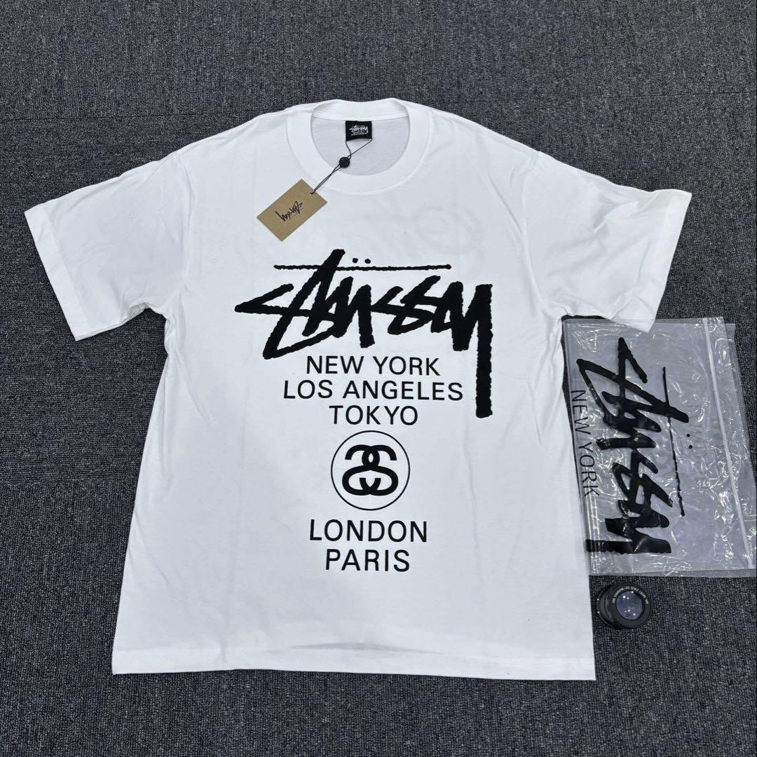 Stussy スカルプリント Tシャツ XL ホワイト Stussy スカルプリント Tシャツ XL ホワイト - メルカリ