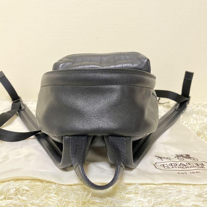 サイズ COACHコーチ レザー バッグパック rc2QY-m91128415865 ミニリュック クロコ型押し カテゴリー