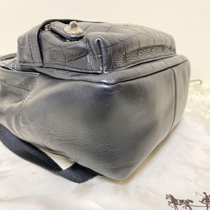 サイズ COACHコーチ レザー バッグパック rc2QY-m91128415865 ミニリュック クロコ型押し カテゴリー