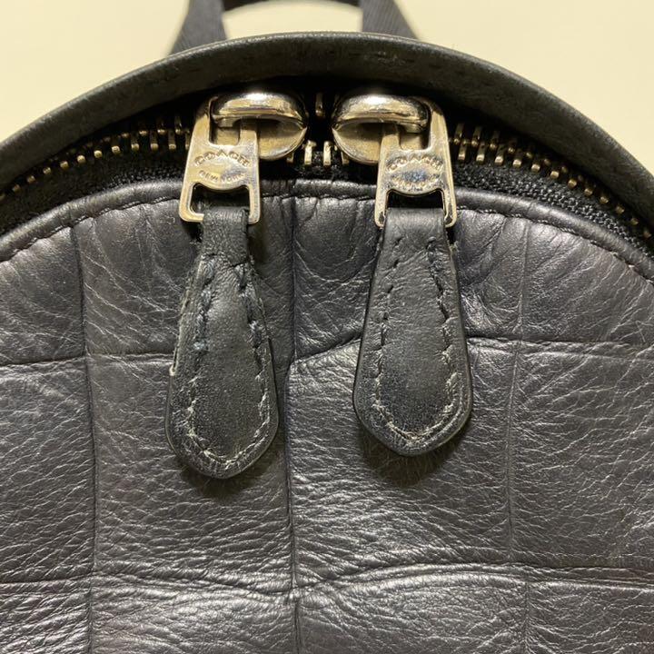 サイズ COACHコーチ レザー バッグパック rc2QY-m91128415865 ミニリュック クロコ型押し カテゴリー