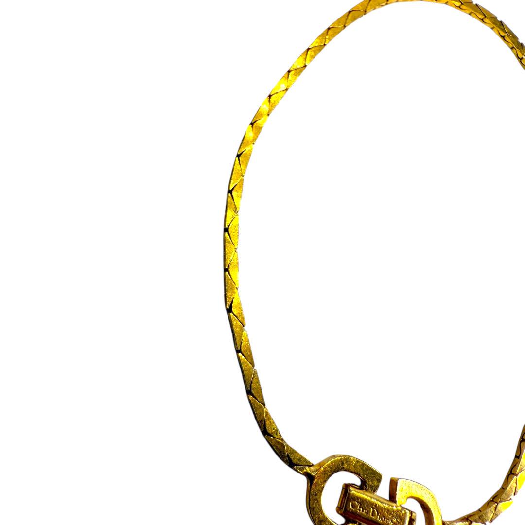 Christian Dior CDロゴブレスレット　ゴールドカラー　美品 Christian Dior - クリスチャンディオール ブレスレット CDロゴ