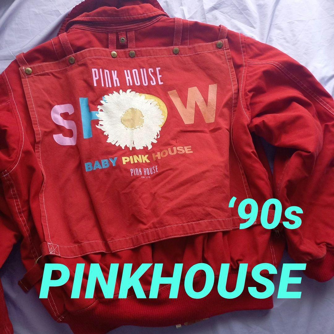 ヴィンテージ‘90s  PINK HOUSE ピンクハウス  SHOWゼッケン　ブルゾン