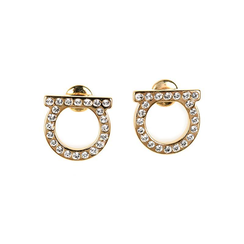 FERRAGAMO フェラガモ ピアス ゴールド