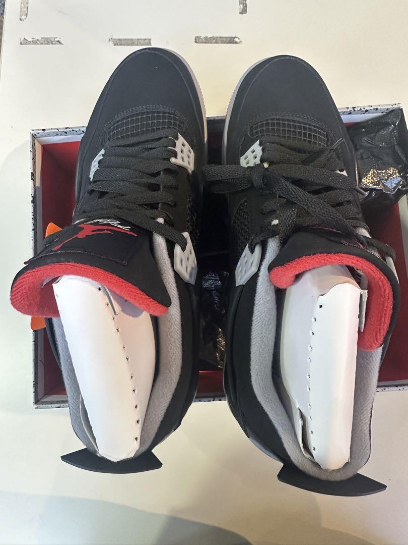 靴 2019 NIKE AIR JORDAN 4 RETRO BRED US10.5
