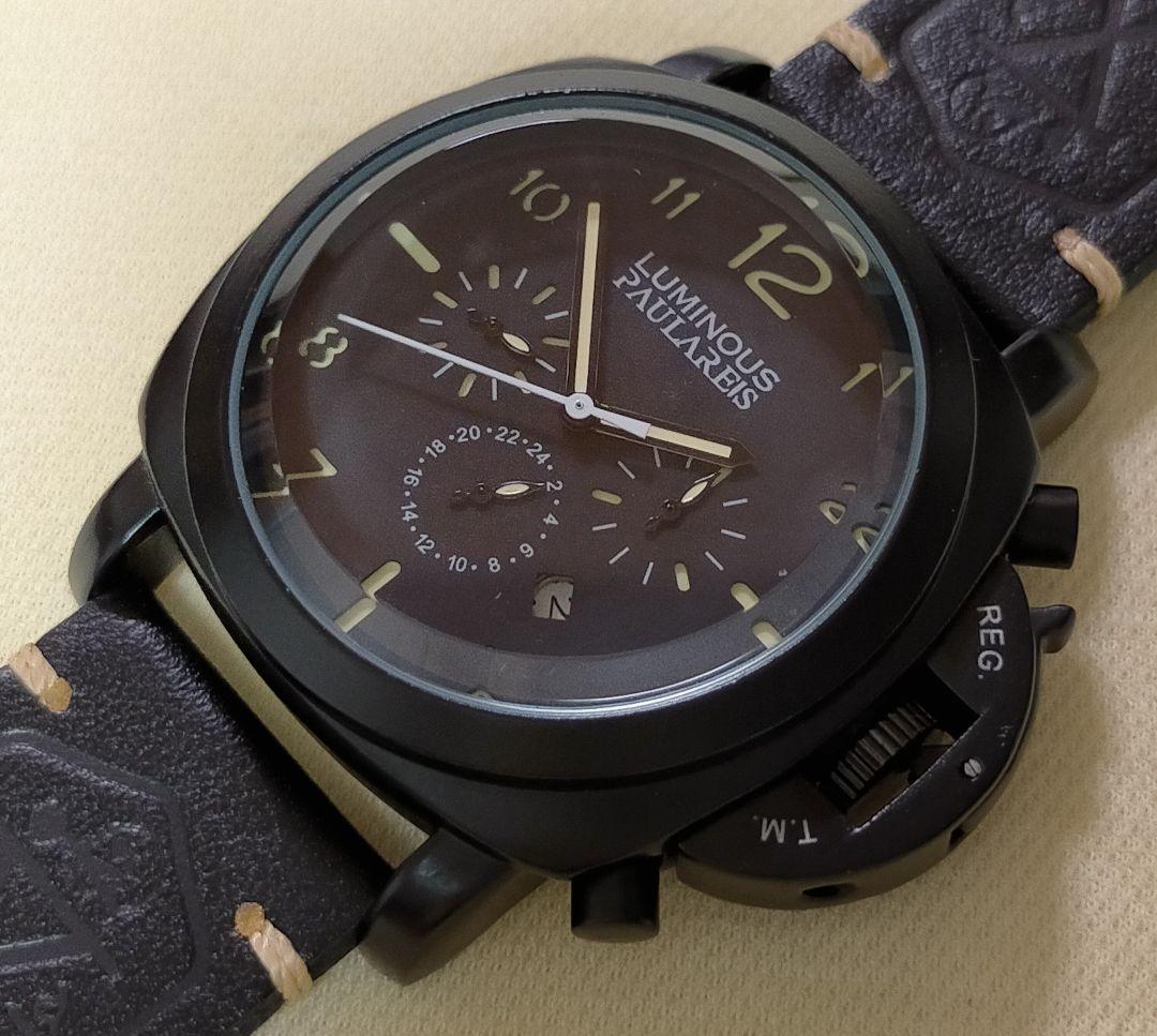 フルブラックパイレーツ仕様!!【機械式多機能!!新品】ミリタリー ドーム型風防 12,735円
