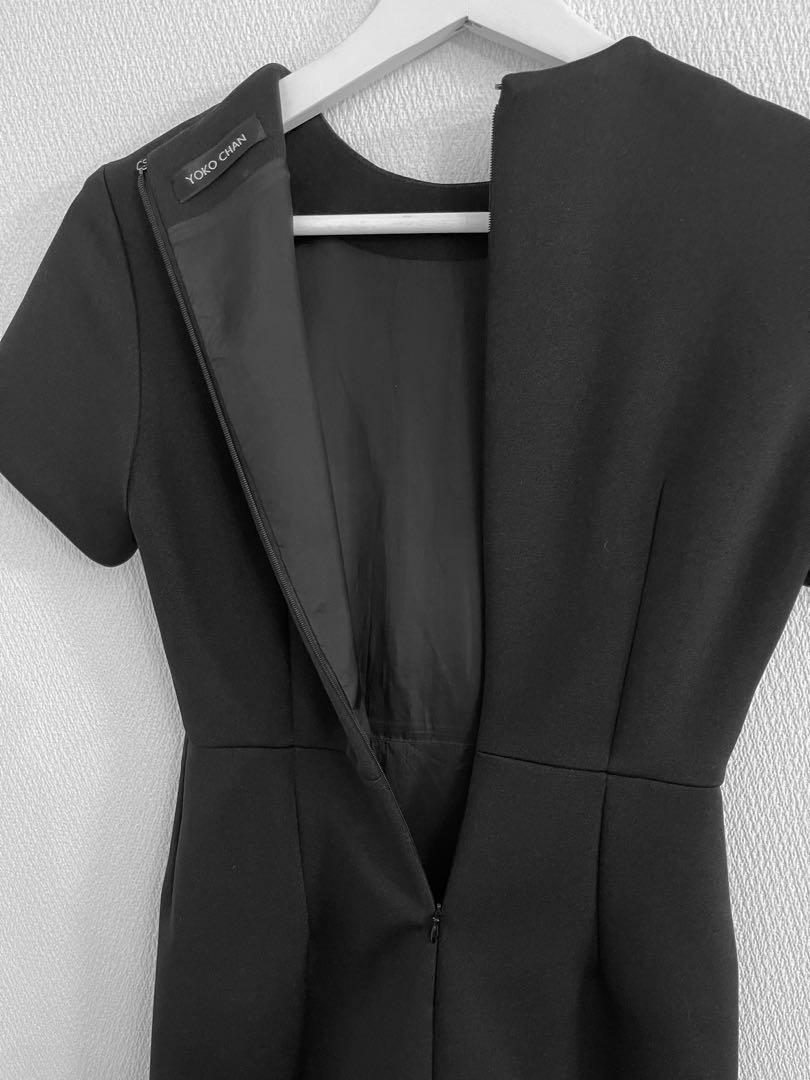YOKO CHAN ヨーコチャン 半袖ワンピース 36 S 【美品】黒