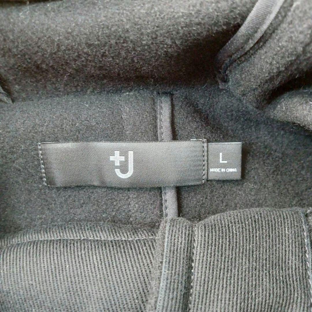 ＋Ｊ UNIQLO JIL SANDER ダッフルコート ブラック Ｌ