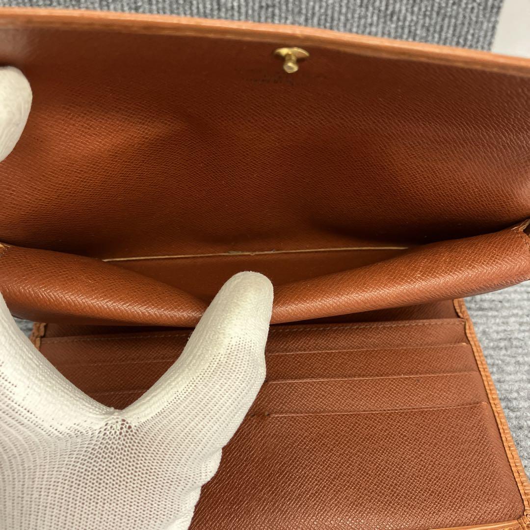 Louis Vuitton　ルイヴィトン　三つ折り長財布　エピ　茶　399